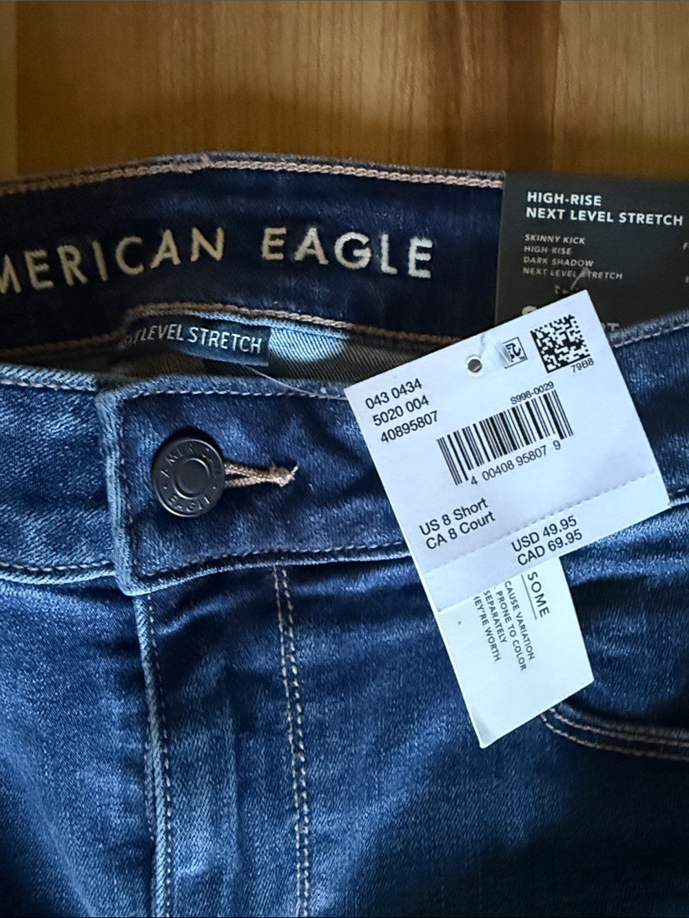 New/tags AE Skinny Kick -8 short - Picture 2 of 4